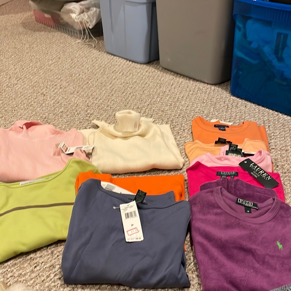 9 items Ralph lauren, Ann Taylor all new with tags .